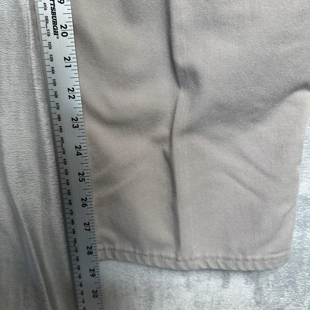 Levis Officer Corps Pants Mens 36x28 Gray Pleated Chino Relaxed Fit‎ Cotton USA